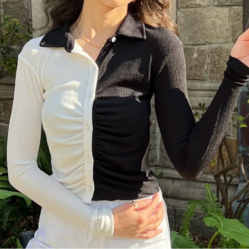 Ying Yang button up